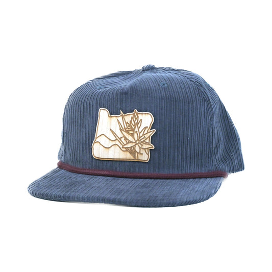 Camas Lily - Wood Patch Cord Hat