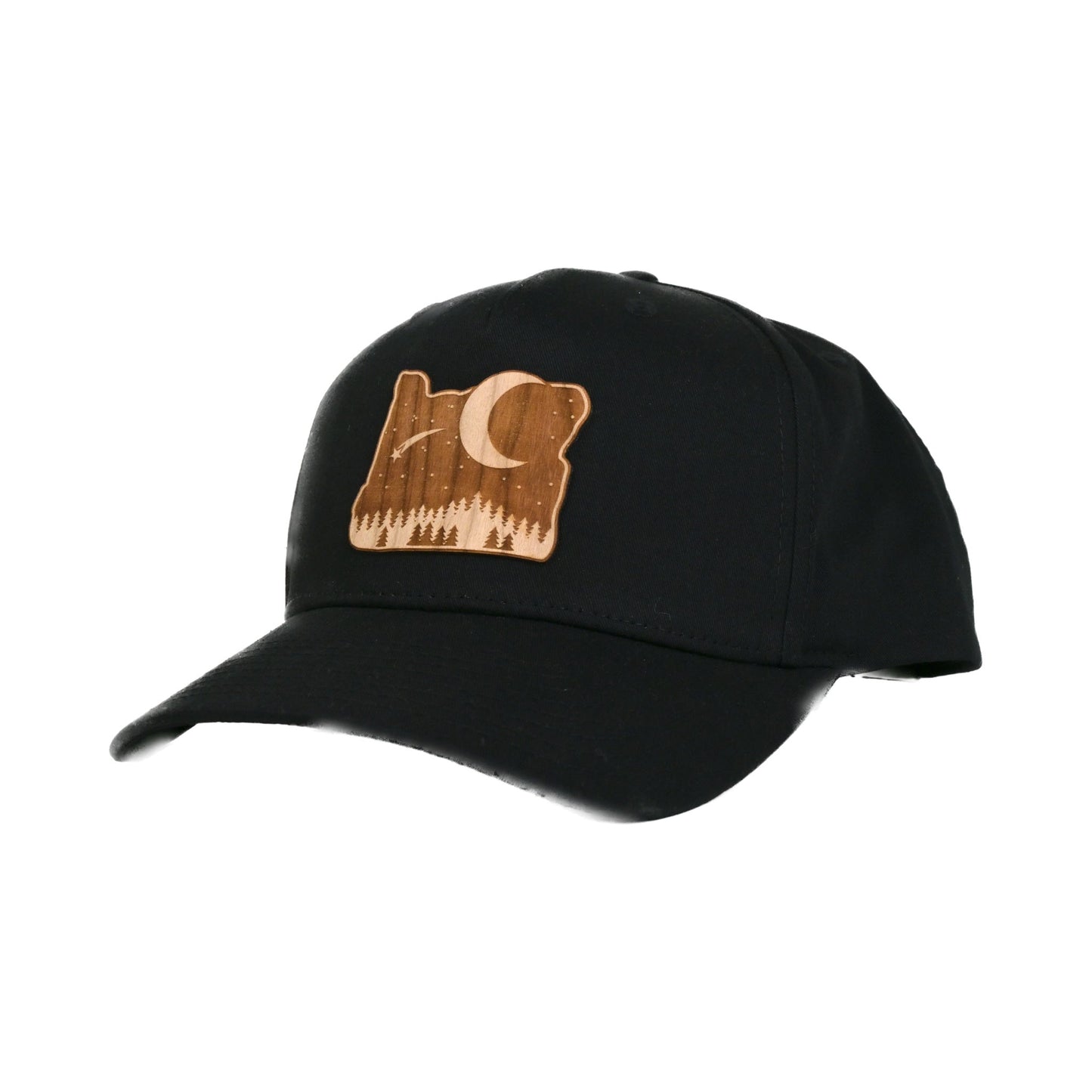 Dark Sky - Wood Patch Snapback Hat