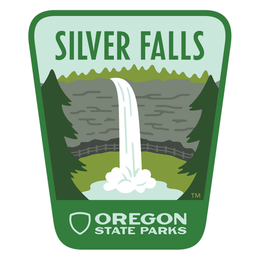 Silver Falls  4" Stickers