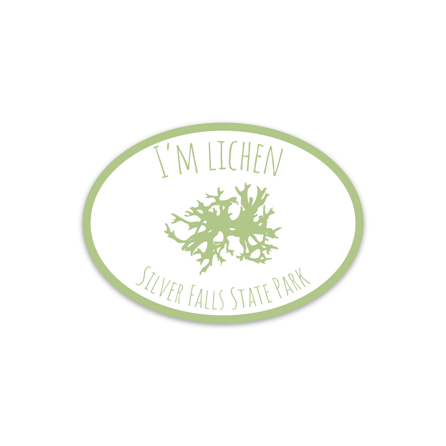 I'm Lichen Silver Falls -  Enamel Pin