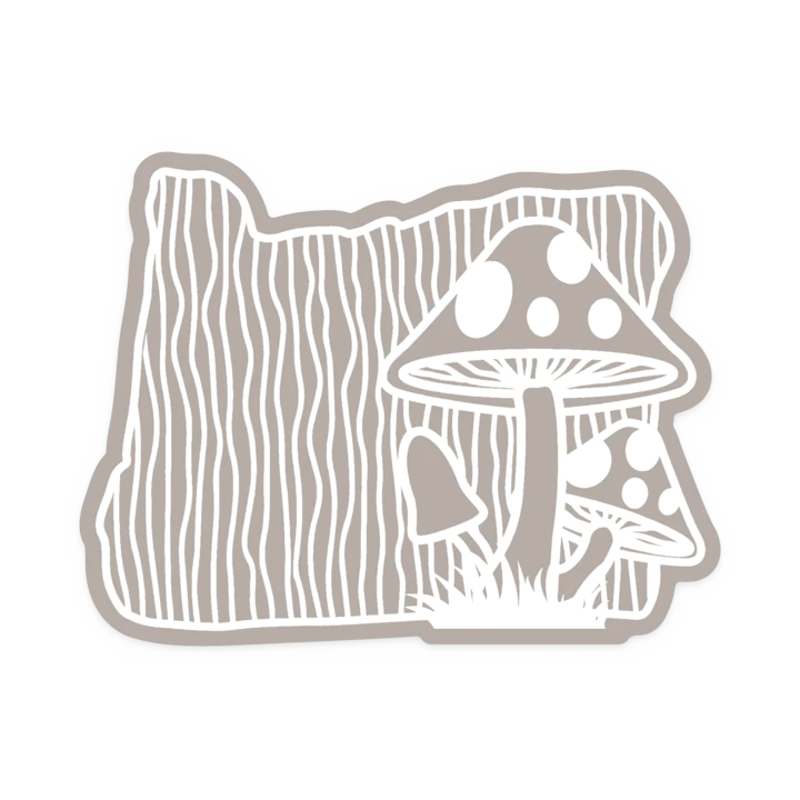 Mushrooms - 3.5" Vinyl Sticker