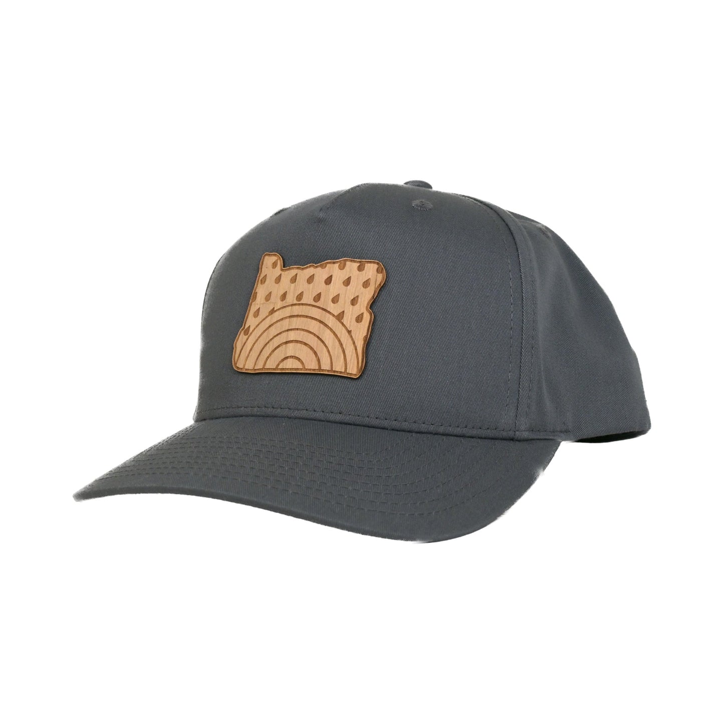 Oregon Rainbow - Wood Patch Snapback Hat