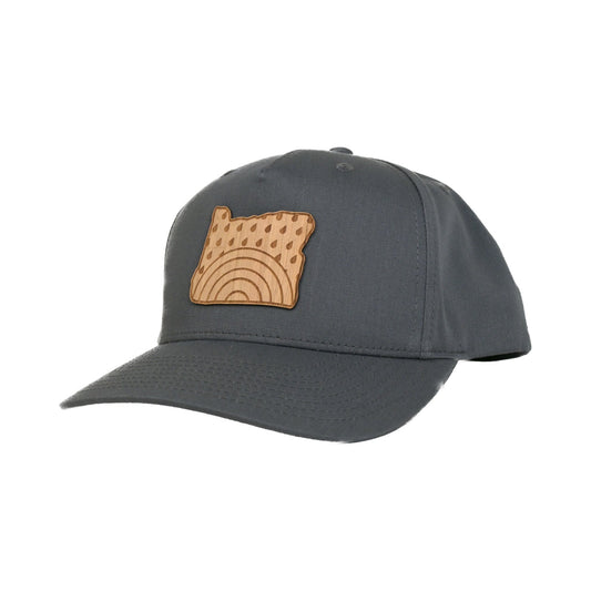 Oregon Rainbow - Wood Patch Snapback Hat