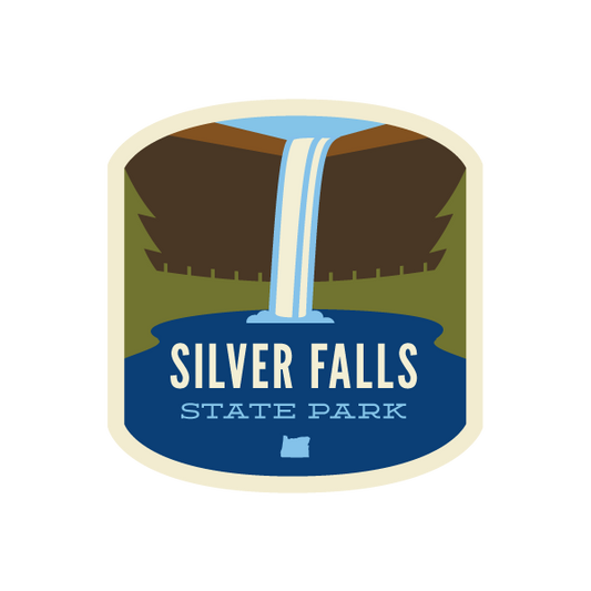 Silver Falls 3.5" Magnet