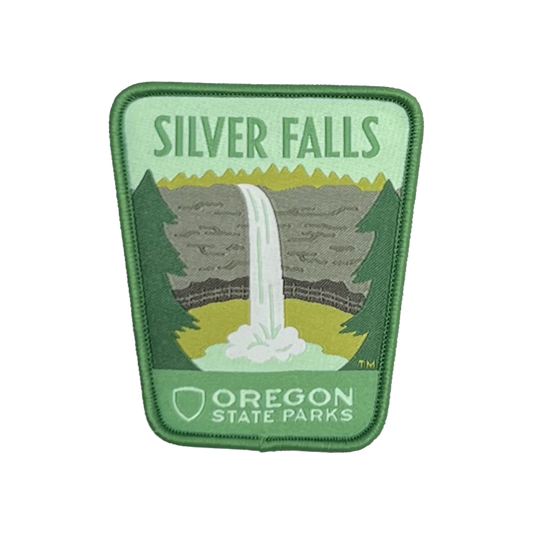 Silver Falls 3" Iron-on Patch