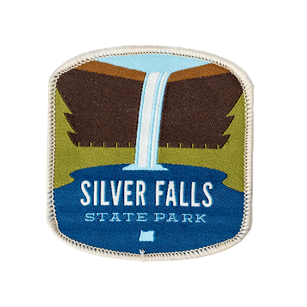 Silver Falls Iron-on Patch