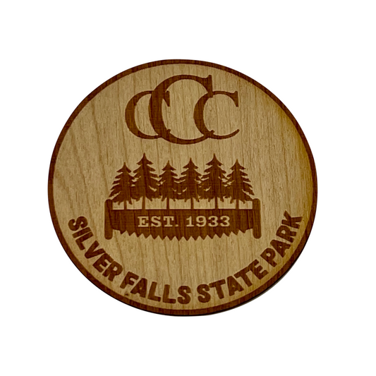 CCC 3" Wood Sticker